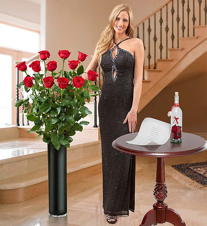 Magnificent Rose® 4 Feet Tall Red Roses