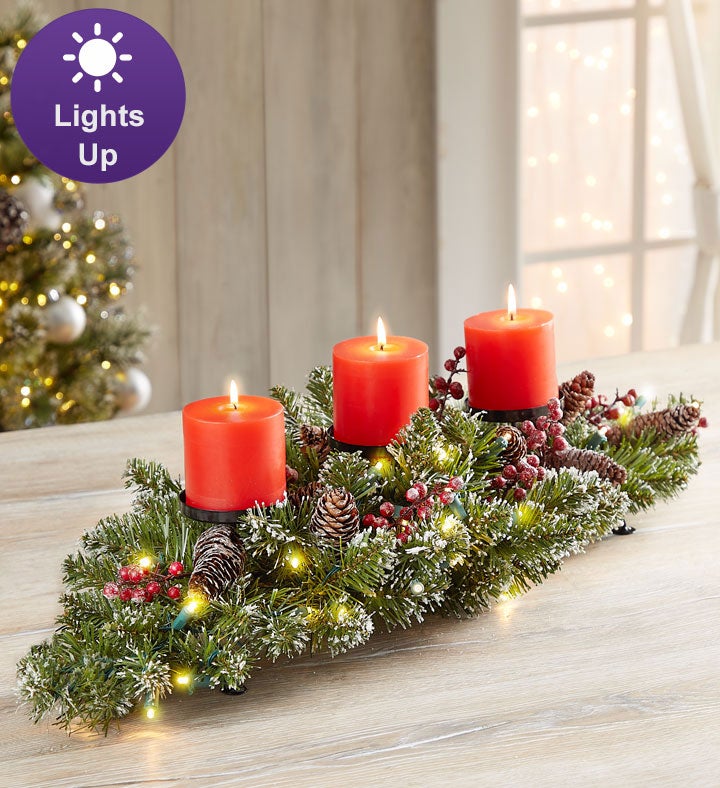 Christmas Lights Centerpiece
