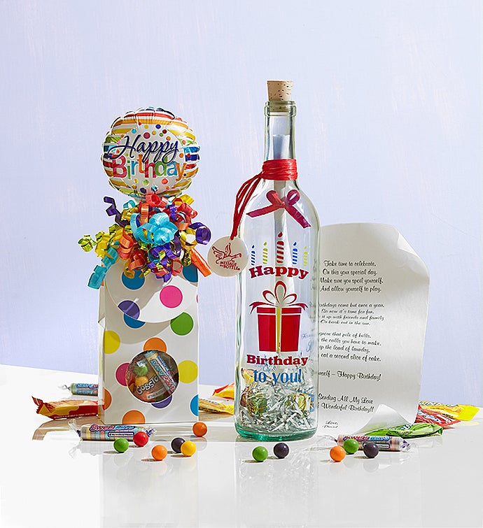 Personalized Message in a Bottle® Happy Birthday