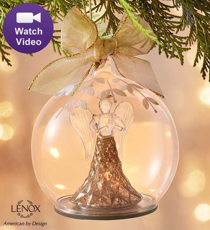 Lenox® Holiday Angel Lit Color Changing Ornament