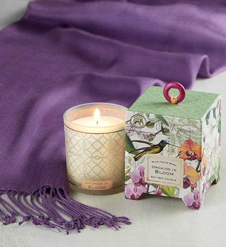 Orchid Yankee Candle® with Pashmina Scarf