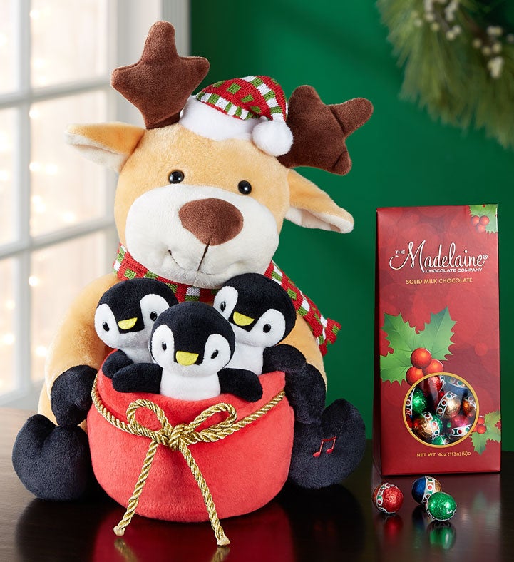 Animated Season's Greetings Reindeer