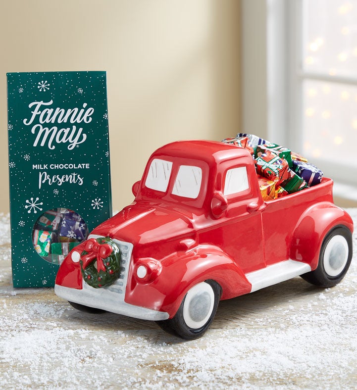 Festive Holiday Delivery Candy Dish