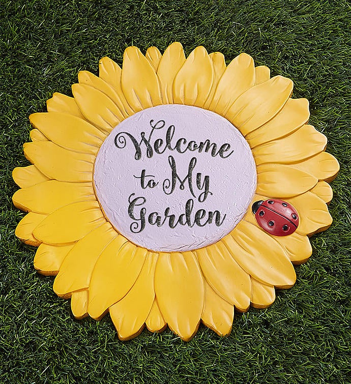 Personalized Sunflower Garden Stone
