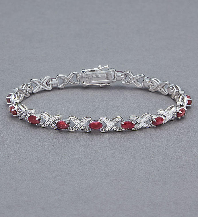 XOXO Ruby Bracelet