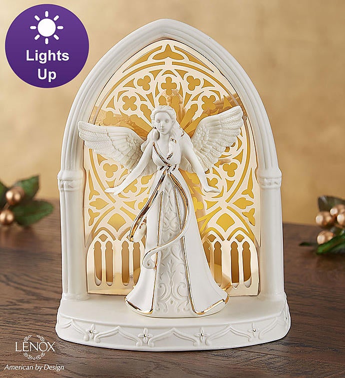 Lenox®  Illuminated Lit Angel Scene