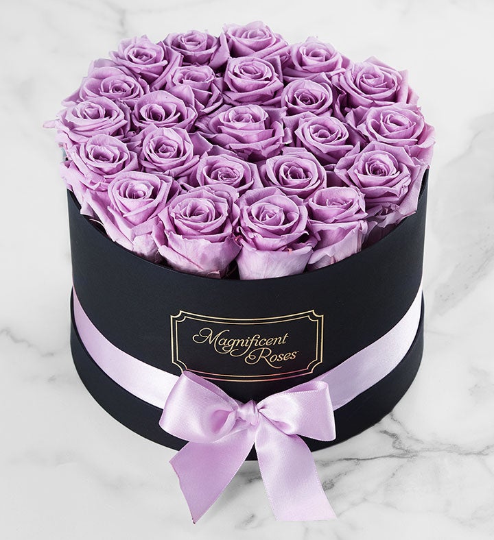 Magnificent Roses® Preserved Lavender Roses