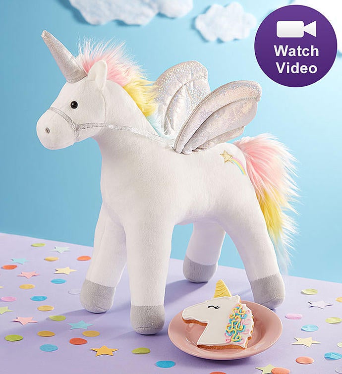 Gund® Light Up Unicorn Plush with Cookie