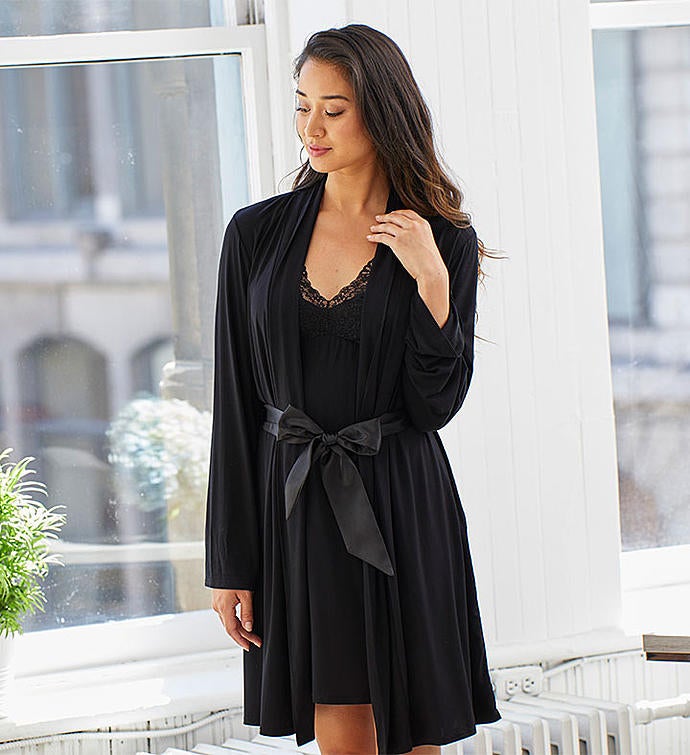 Fleur't Chemise & Robe Set