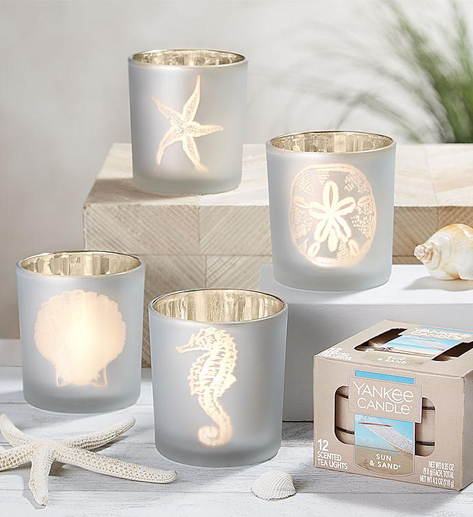 Beach Tealight Holders & Yankee Candle® Tealights