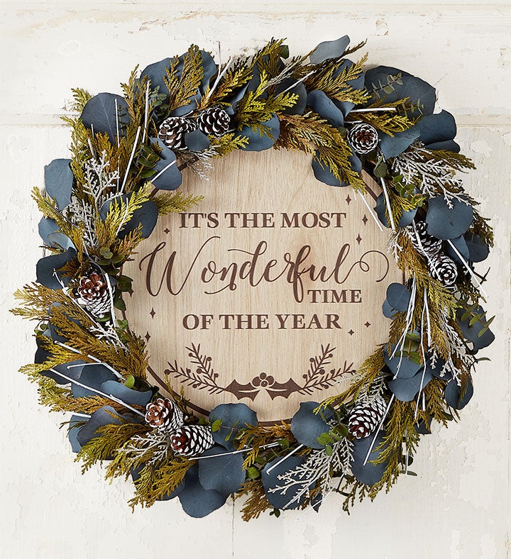 It's the Most Wonderful Time of the Year Wreath-18"
