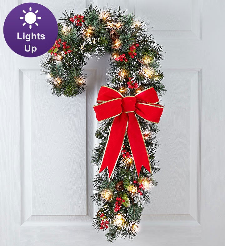 Candy Cane Door Décor -30"