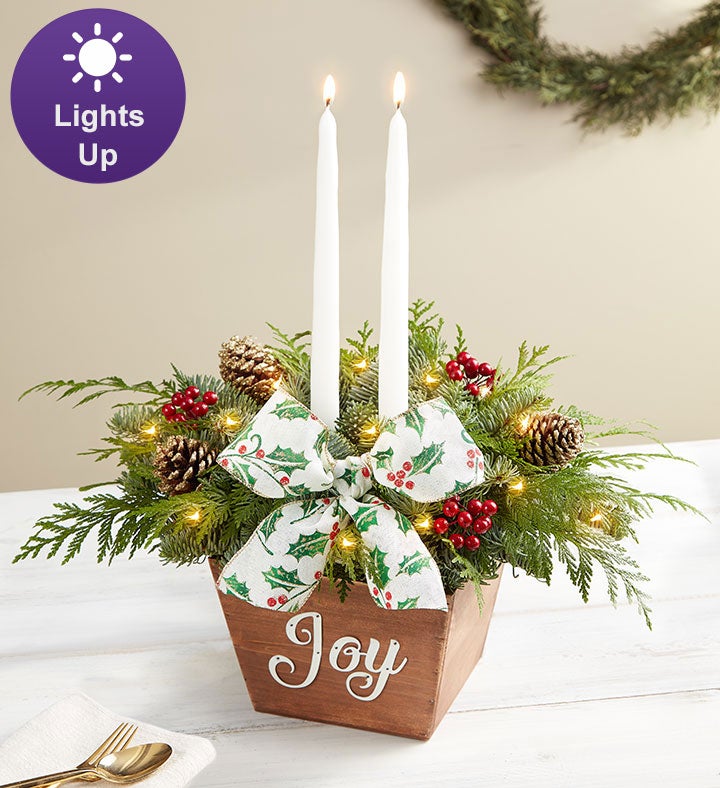 Joyful Holiday Centerpiece