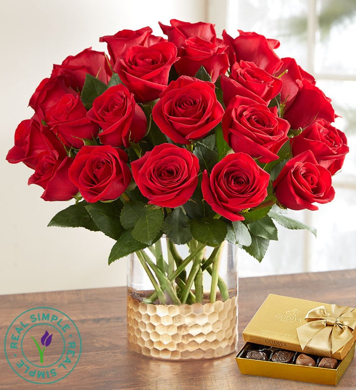 Classic Red Roses by Real Simple®