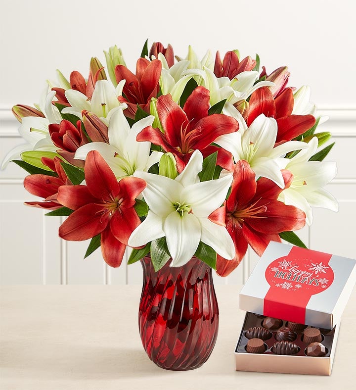 Holiday Lily Bouquet
