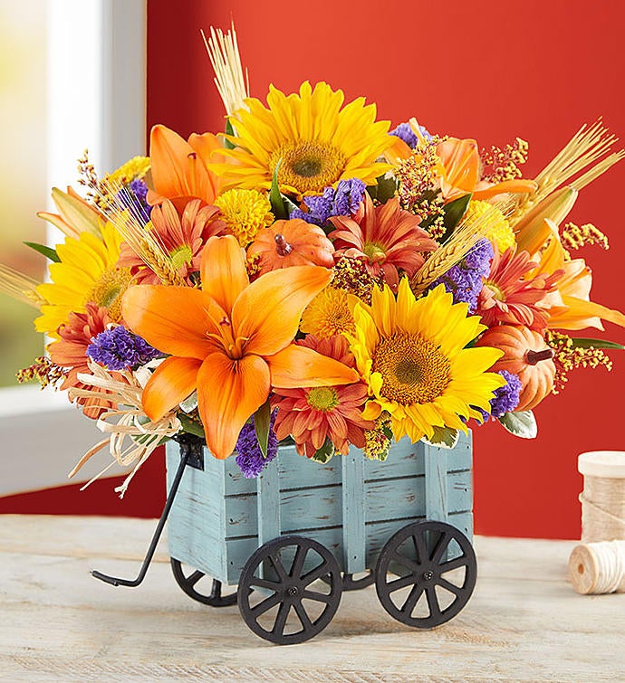 Harvest Hayride™ Flower Arrangement