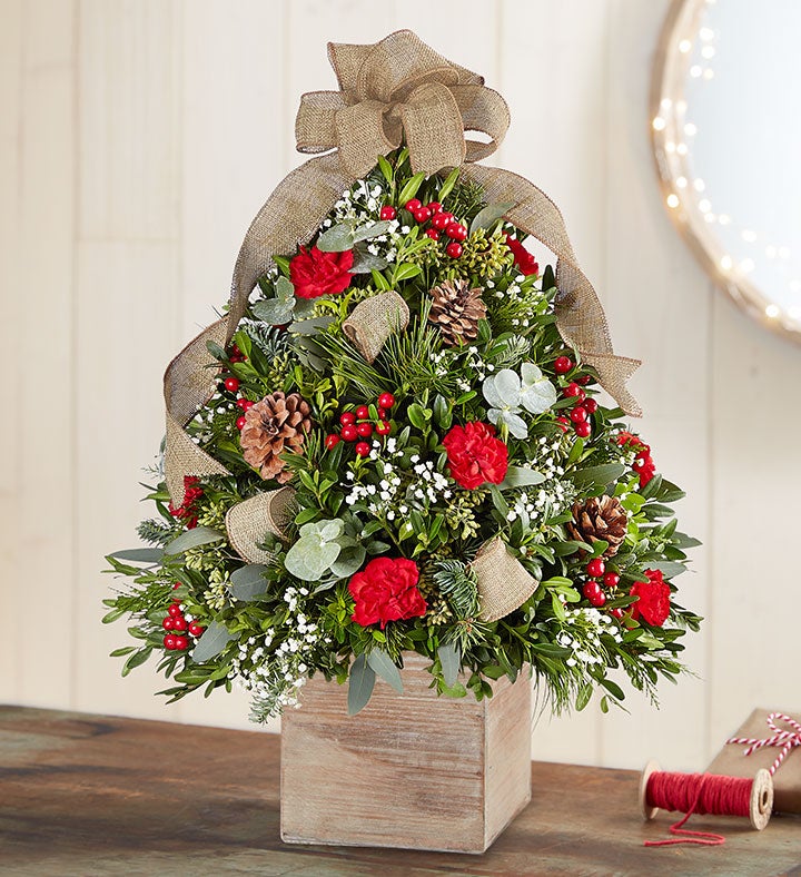 Cozy Cabin Holiday Flower Tree®
