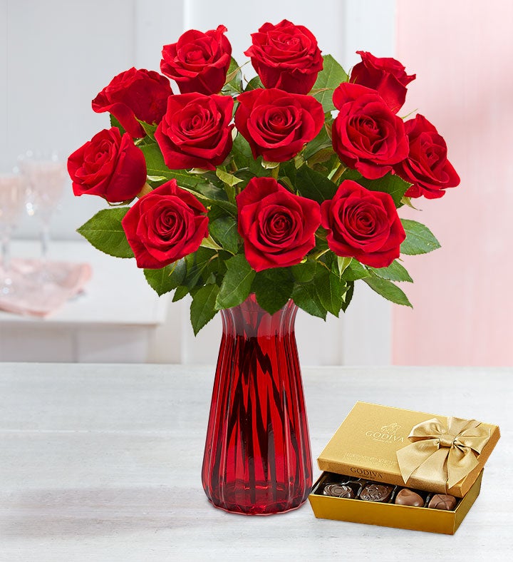 One Dozen Red Roses